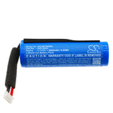 Battery for Skullcandy SKDY Kilo INR18650 3.7V Li-ion 2600mAh / 9.62Wh