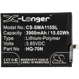 Battery for Samsung SM-A115M-DS HQ-70N 3.85V Li-Polymer 3900mAh / 15.02Wh