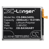 Battery for Samsung SM-A346M EB-BA546ABY, GH82-31469A 3.88V Li-Polymer 4900mAh 