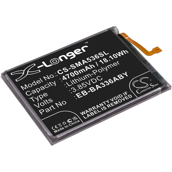 Battery for Samsung Galaxy A33 5G EB-BA336ABY, EB-BA536ABY, GH82-28027A, GH82-2