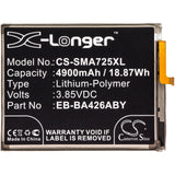 Battery for Samsung SM-A726F EB-BA426ABY, GH82-24377A, GH82-25461A 3.85V Li-Pol