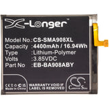 Battery for Samsung Galaxy A90 5G EB-BA908ABY, GH82-21089A 3.85V Li-Polymer 440