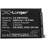 Battery for Samsung SM-A025T GH81-20119A, HQ-50SD 3.85V Li-Polymer 4900mAh / 18