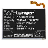 Battery for Samsung SM-F711W EB-BF711ABY, GH82-26270A 3.88V Li-Polymer 2300mAh 
