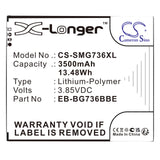 Battery for Samsung SM-G736U1 EB-BG736BBE 3.85V Li-Polymer 3500mAh / 13.48Wh