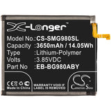 Battery for Samsung SM-G981B EB-BG980ABY, GH82-22122A 3.85V Li-Polymer 3650mAh 