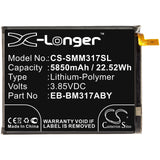 Battery for Samsung SM-M317F EB-BM317ABY, GH43-05043A, GH82-23775A 3.85V Li-Pol