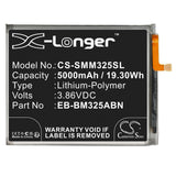 Battery for Samsung SM-M325F-DS EB-BM325ABN 3.86V Li-Polymer 5000mAh / 19.30Wh