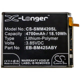 Battery for Samsung Galaxy M42 EB-BM425ABY 3.85V Li-Polymer 4700mAh / 18.10Wh