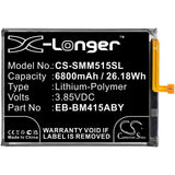 Battery for Samsung Galaxy M51 EB-BM415ABY 3.85V Li-Polymer 6800mAh / 26.18Wh