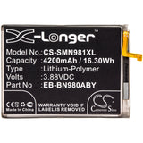 Battery for Samsung SM-N981B-DS EB-BN980ABY, GH82-23496A 3.88V Li-Polymer 4200m