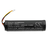 Battery for Shure MXW2 Handheld Transmitter 95A35233, SB905 3.7V Li-ion 2600mAh 