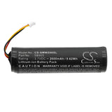 Battery for Shure MXW Handheld Transmitter 95A35233, SB905 3.7V Li-ion 2600mAh /