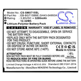 Battery for Samsung Galaxy Xcover Pro EB-BG715BBE, GH43-04993A 3.85V Li-Polymer