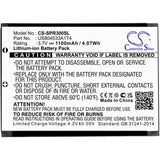 Battery for Koonlung HD609 3.7V Li-ion 1100mAh / 4.07Wh