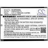 Battery for Koonlung Mini DVR3 3.7V Li-ion 1100mAh / 4.07Wh