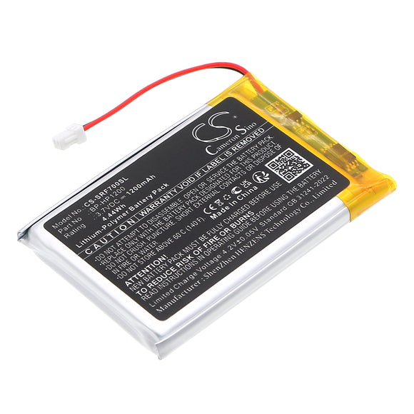Battery for Sony MDR-RF7100 BP-HP1200 3.7V Li-Polymer 1200mAh / 4.44Wh