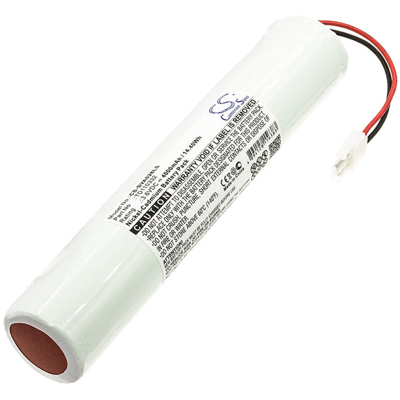 Battery for Schneider EVX Ferro 329056000, TD110332 3.6V Ni-CD 4000mAh / 14.40W