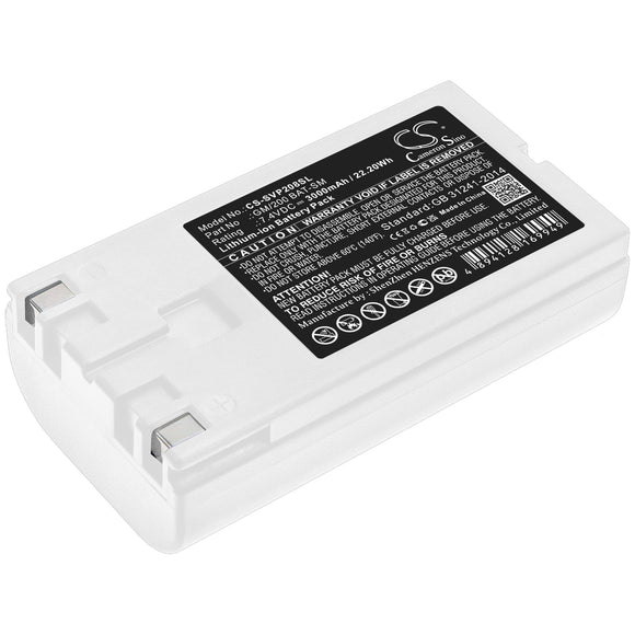 Battery for Sato VP208 GM-200 BAT-SM 7.4V Li-ion 3000mAh / 22.2Wh