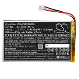 Battery for Swing Caddie SC300 ET4968116PA 3.7V Li-Polymer 4750mAh / 17.58Wh