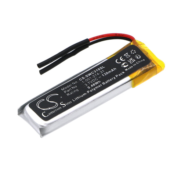 Battery for Sony WI-C600N 1-001-274-31 3.7V Li-Polymer 130mAh / 0.48Wh
