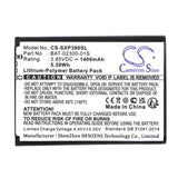 Battery for Sonim XP3900 BAT-02300-01S 3.85V Li-Polymer 1400mAh / 5.39Wh