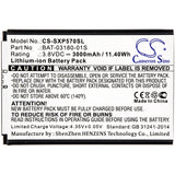 Battery for Sonim XP5 BAT-03180-01S 3.8V Li-ion 3000mAh / 11.40Wh