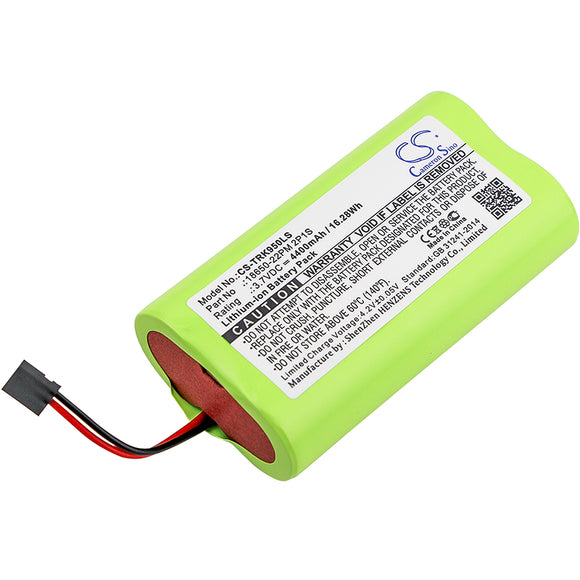 Battery for Trelock LS950 18650-22PM 2P1S 3.7V Li-ion 4400mAh / 16.28Wh