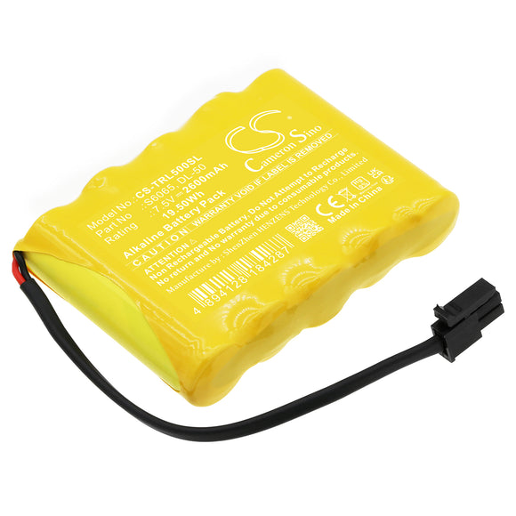 Battery for Trilogy DL2700CR DL-50, S6065 7.5V Alkaline 2600mAh / 19.50Wh