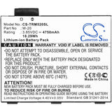 Battery for NETGEAR MR5000 W-20 3.85V Li-ion 4750mAh / 18.29Wh
