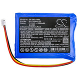 Battery for Tosight TSEL-110 NL374964H-2S 7.2V Li-ion 1200mAh / 8.64Wh