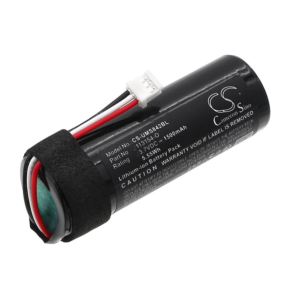 Battery for Unitech HT-1853 113154-O, 1400-900014G 3.7V Li-ion 1500mAh / 5.55Wh