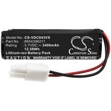 Battery for Vileda Quick and Clean 8654396211 3.7V Li-ion 3400mAh / 12.58Wh