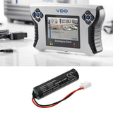 Battery for VDO Autodiagnos Check Plug n Play  VDO100 3.7V Li-ion 2600mAh / 9.62