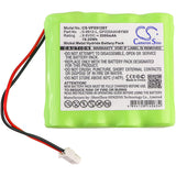 Battery for Visonic 0-100605 0-9912-L, GP130AAM8YMX, GP180AAM8YMX, GP220AAH8YMX 