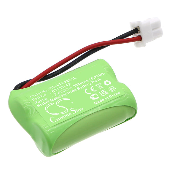 Battery for VTech LS1350B BT183642, BT283642 2.4V Ni-MH 300mAh / 0.72Wh