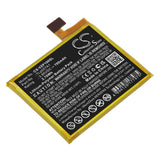 Battery for Verizon PVG100E TLp007A1 3.85V Li-Polymer 700mAh / 2.70Wh