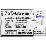 Battery for Orbic RC400L-92 BTE-3003 3.7V Li-ion 3000mAh / 11.10Wh