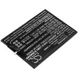 Battery for Wiko P6901 455471, TLP17G18 3.8V Li-Polymer 2900mAh / 11.02Wh