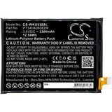 Battery for Wiko RIDE 3 PT34H406082W 3.8V Li-Polymer 3300mAh / 12.54Wh