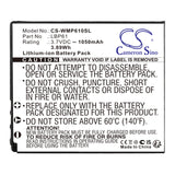 Battery for Wisycom MRP61 Transmitter LBP61 3.7V Li-ion 1050mAh / 3.89Wh