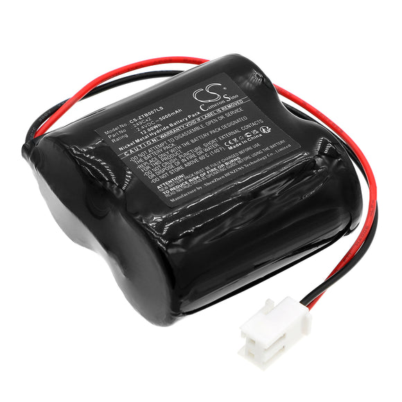 Battery for Zumtobel 9008709501379 249Cx2 2.4V Ni-MH 5000mAh / 12.00Wh
