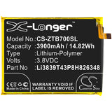 Battery for ZTE EA72020 Li3839T43P8H826348 3.8V Li-Polymer 3900mAh / 14.82Wh