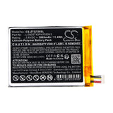 Battery for ZTE SRQ-V72M Li3825T43PH755543 3.8V Li-Polymer 3000mAh / 11.4Wh