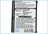 Battery for Asus Mypal A635 SBP-03 3.7V Li-ion 1350mAh / 5.00Wh