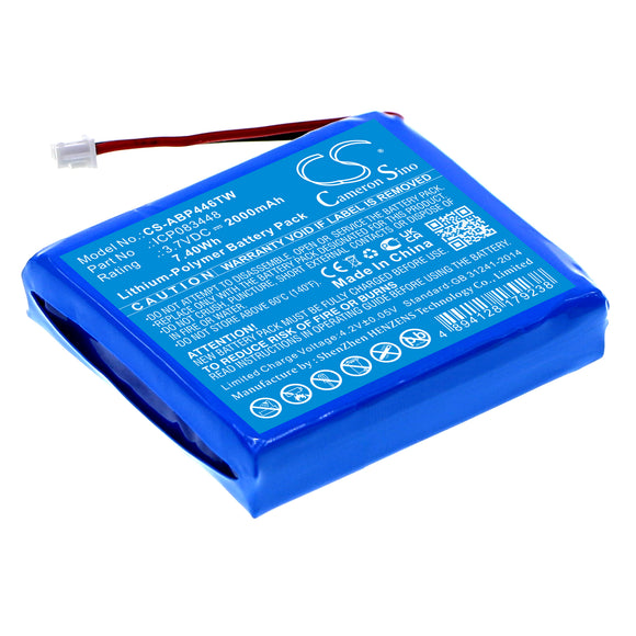 Battery for Stabo Freecomm 850 ICP083448 3.7V Li-Polymer 2000mAh / 7.40Wh
