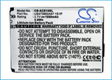Battery for Acer E100 US A7BTA040H, BT.00107.005, US473850A8T 1S1P 3.7V Li-ion 1