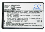 Battery for Acer beTouch E140 BT.0010S.002, HH08P 3.7V Li-ion 1500mAh / 5.6Wh
