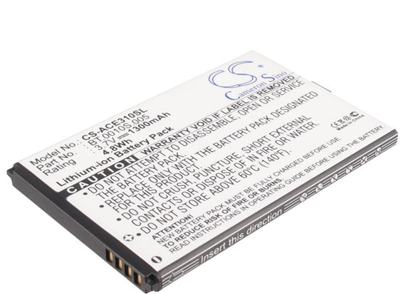 Battery for Acer E210 BAT-310 (11CPS/42/61), BT.0010S.002, BT.0010S.005, UF42426