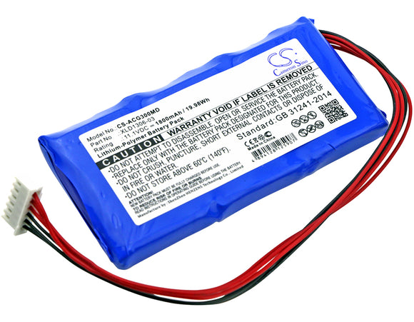 Battery for Aricon ECG-3B XLD1306-03 11.1V Li-Polymer 1800mAh / 19.98Wh